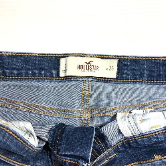 Hollister Destroyed Jean Shorts 3 / 26 - Picture 5 of 8